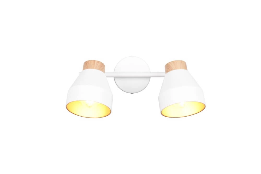 Plafonnier design 2 lumières Valentin blanc Trio 4017807637427