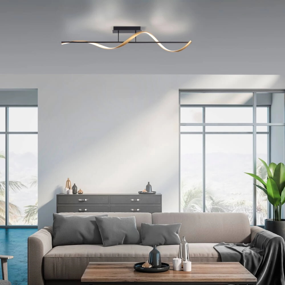 Plafonnier Q-Swing anthracite Paul Neuhaus 4012248373774