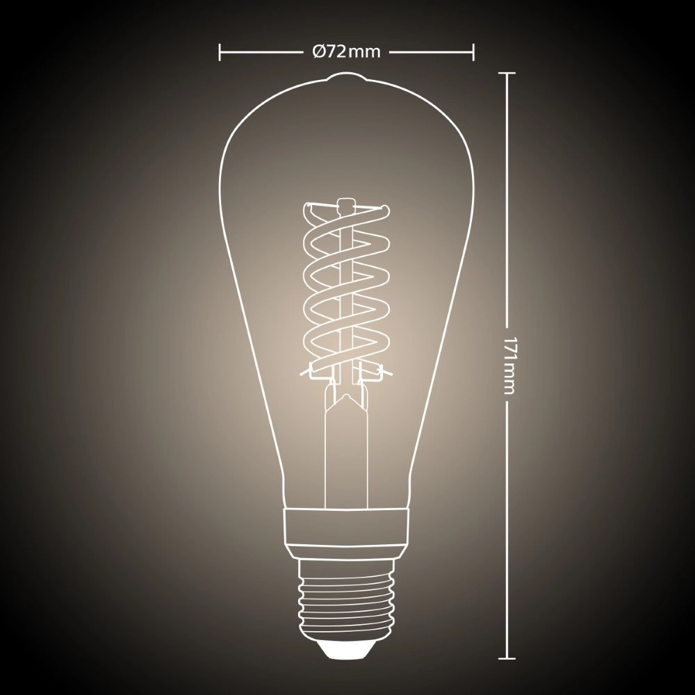 Source de lumière Hue - E27 - 7W - White 17 cm de haut Philips 8719514343061