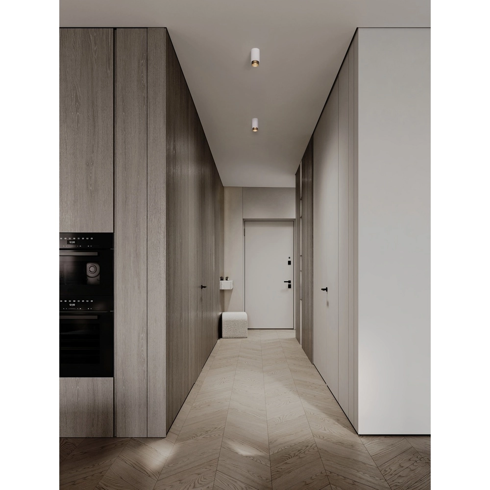 Spot de plafond Nessi blanc avec noir Lyora 5212017475114