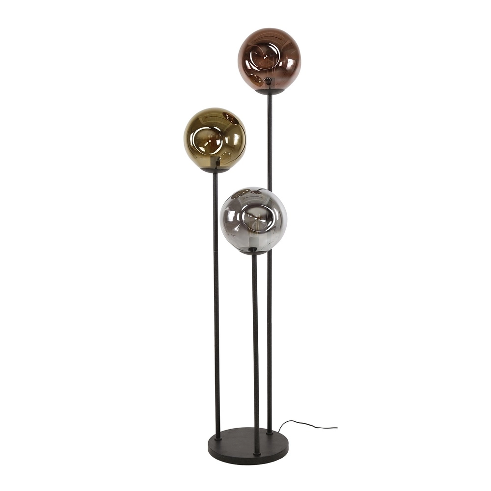 Lampe de pied en verre Stellar 3-lumière Lyora 8716803511606