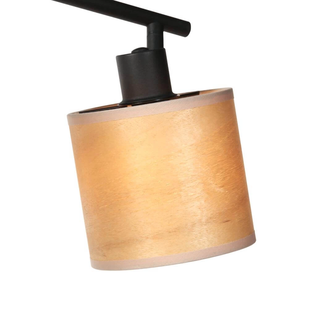 Plafonnier Bambus Noir avec bambou 2 lumières Steinhauer 8712746171419