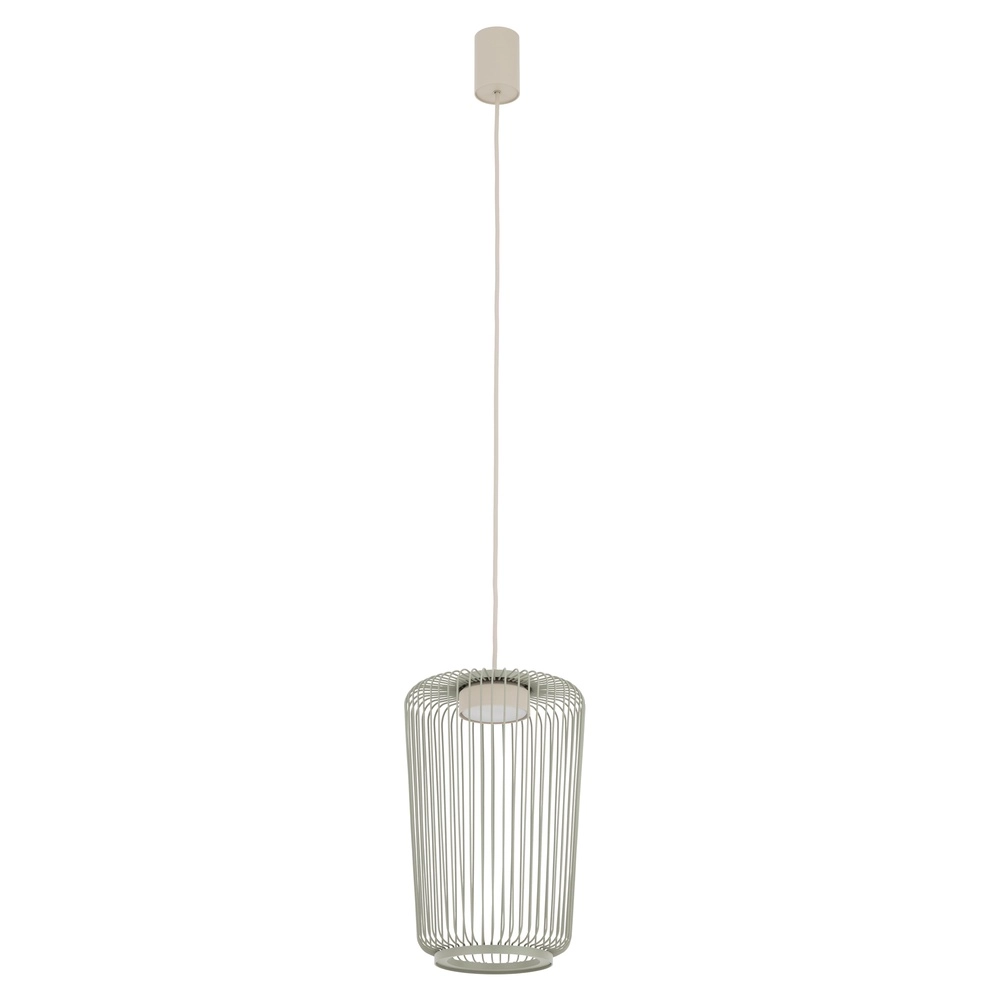 Lampe cage Kenai vert sauge Ø 20cm Lyora 5903139122252