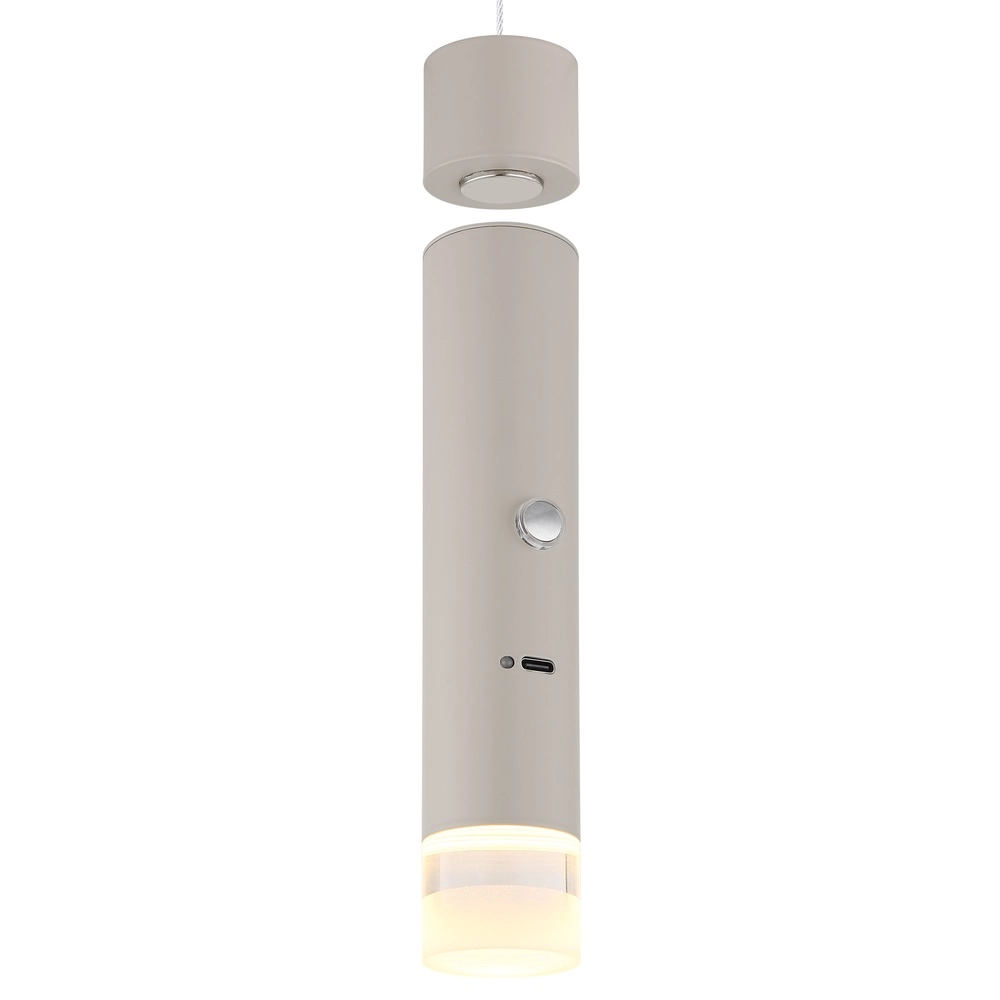 Suspension moderne Pelo brun sable Globo 9007371578344