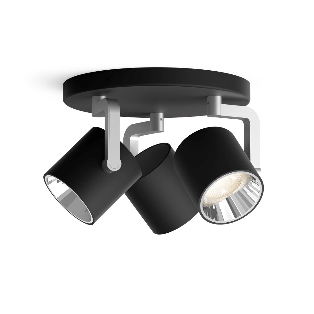 Spot Byrl 3 lumières noir Philips 8718696170212