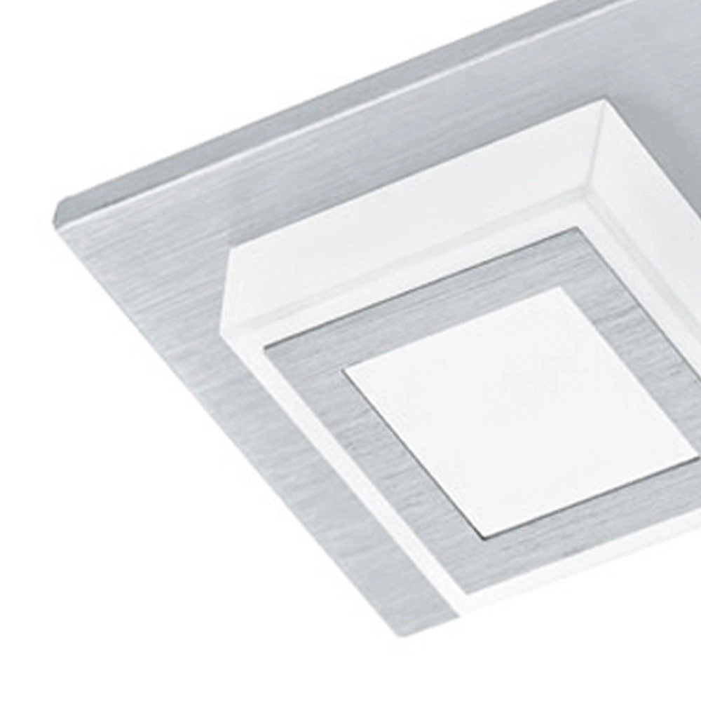 LED plafonnier Masiano Gris métallisé à 2 lumières Eglo 9002759945060