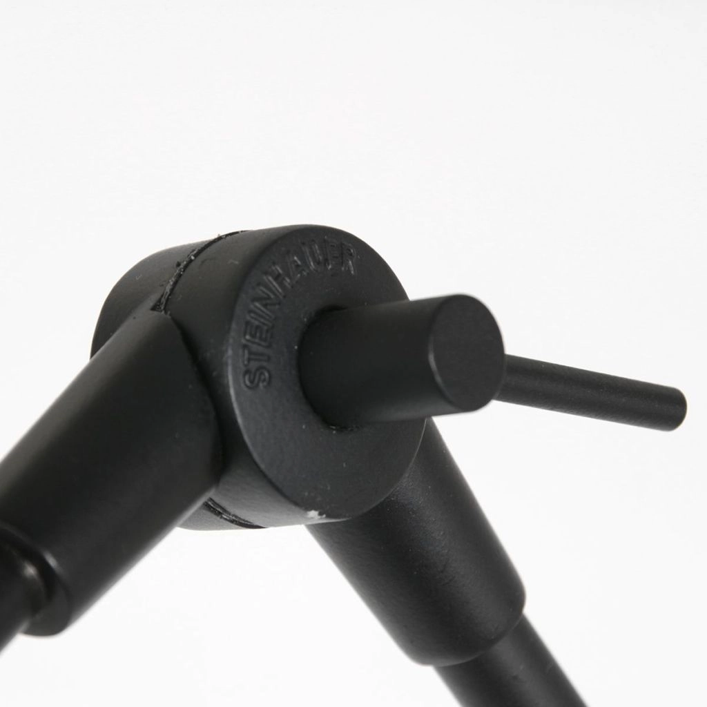 Lampe sur pied noire Prestige Chic avec un chapeau en liège Ø40cm Steinhauer 8712746180527