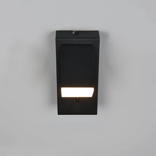 Spot mural noir Raglan avec interrupteur Trio 4017807614749