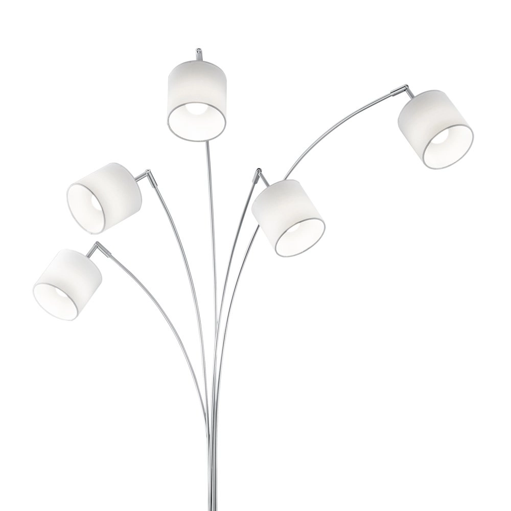 Lampe de table abat-jour Tommy 5 gris clair Trio 4017807395143