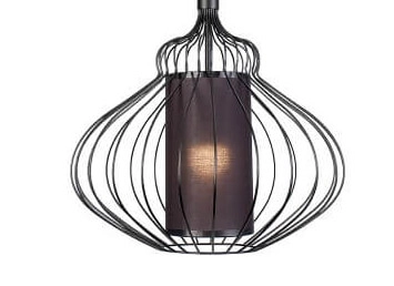 Lampe à main avec tissu Abi Ø 41 cm Lyora 5903139886697