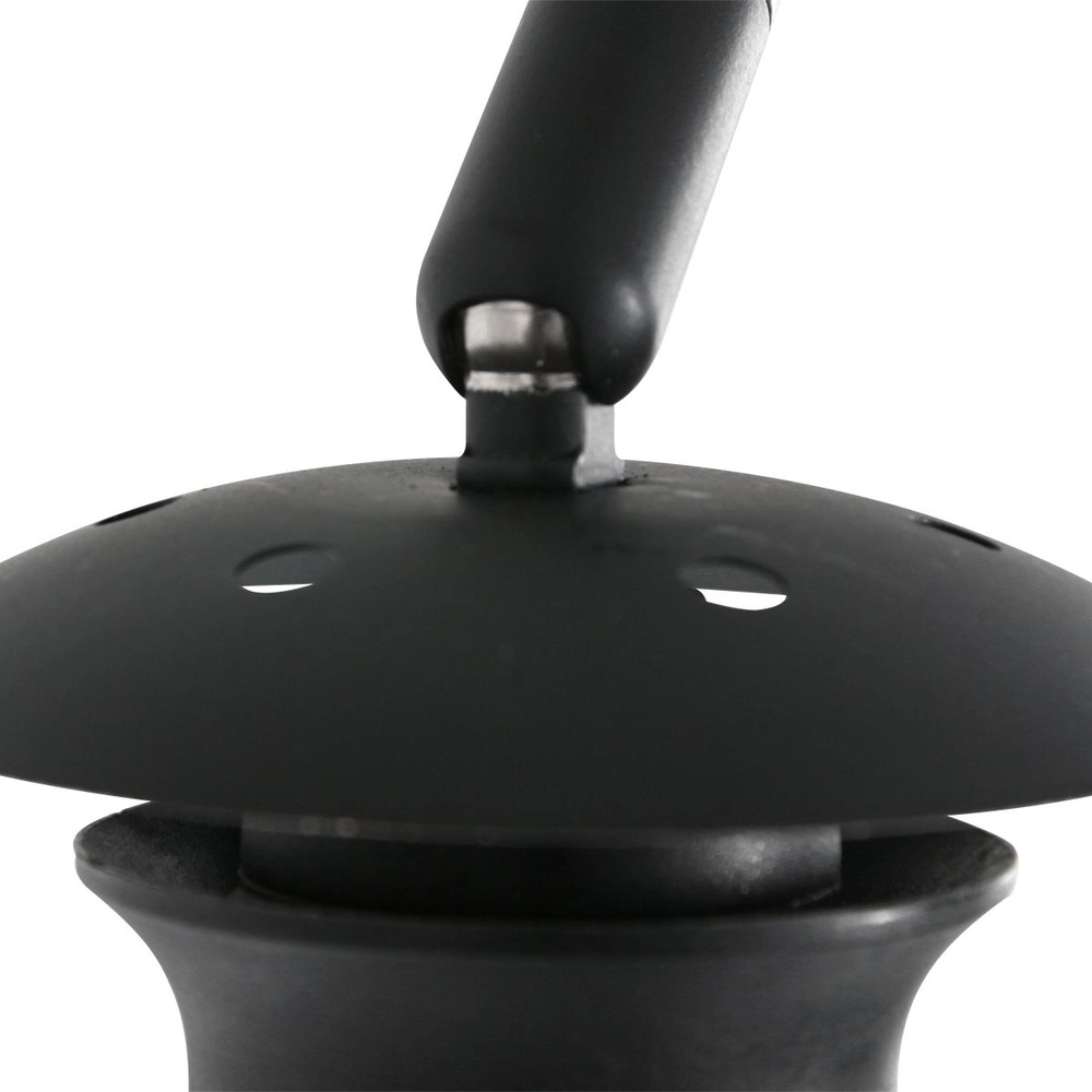 Applique murale arche Sparkled Light noir avec capuche en rotin Steinhauer 8712746181982