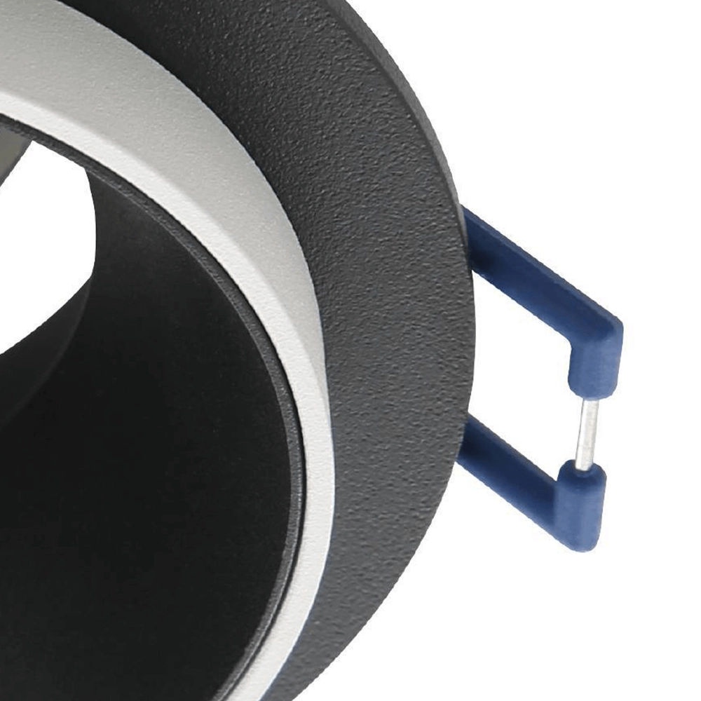 Spot encastrable rond Carosso avec anneau blanc Eglo 9008606238781
