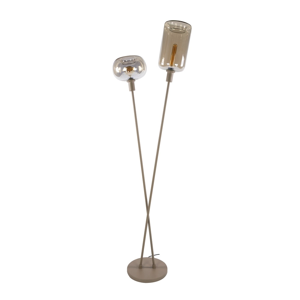 Lampadaire moderne Serene brun sable Lyora 8716803514744