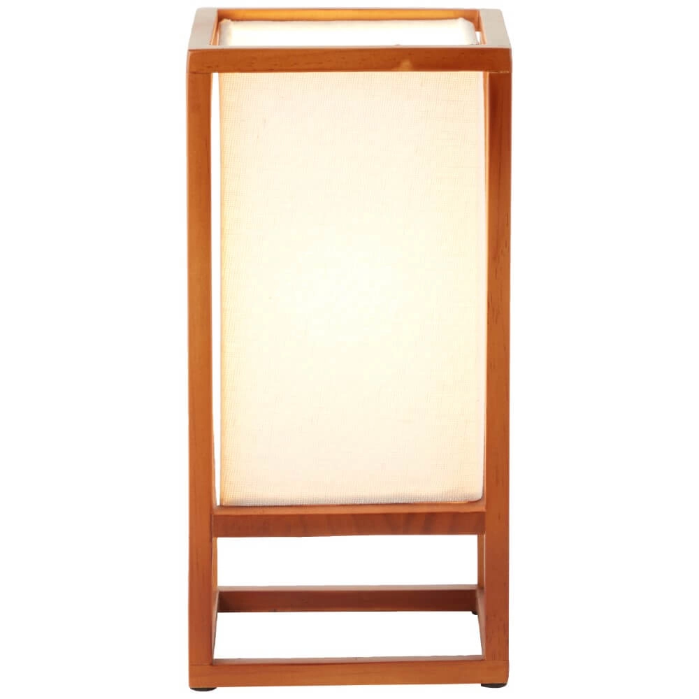 Lampe de table Seaside 25cm bois marron