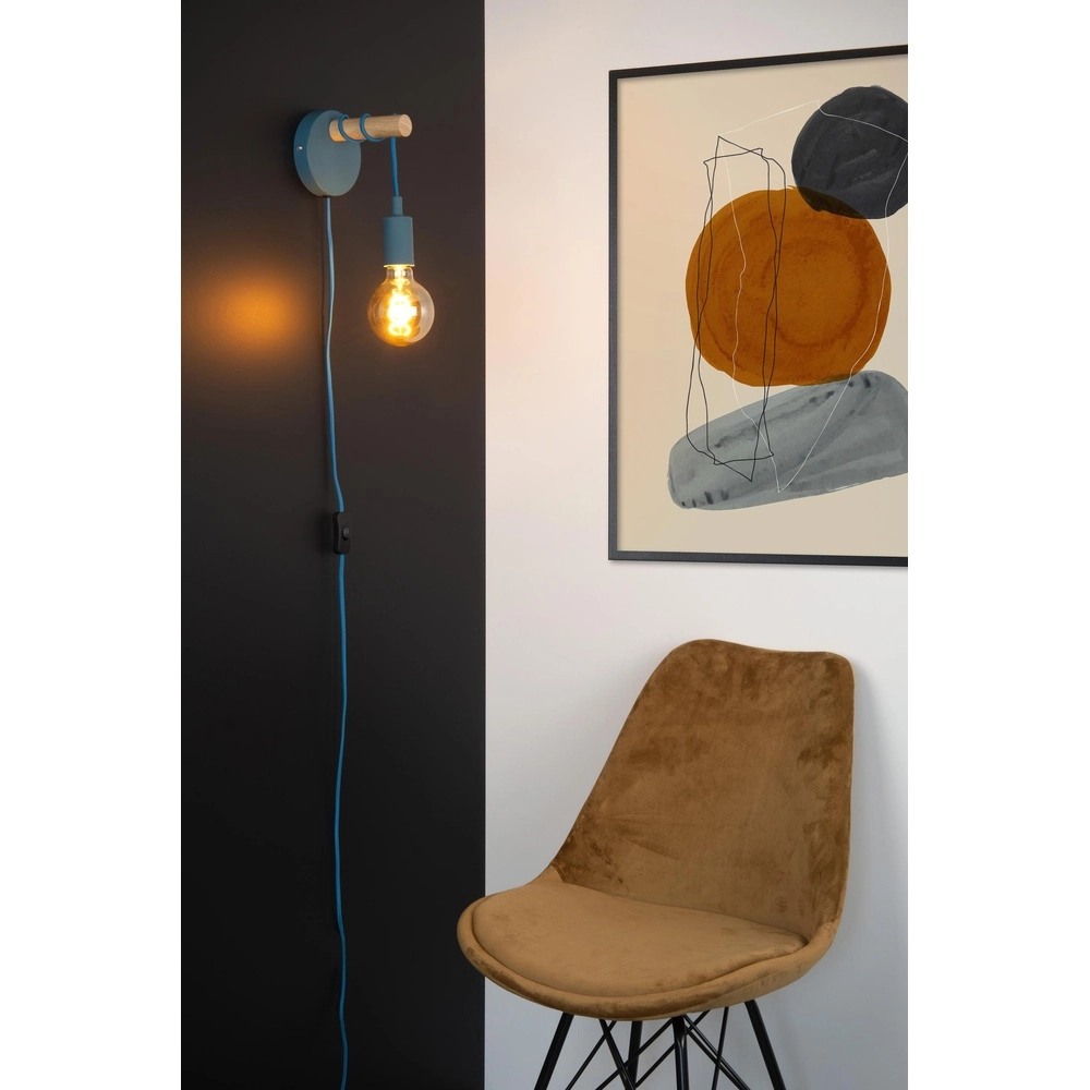 Lampe murale Pola bleu Lucide 5411212082930