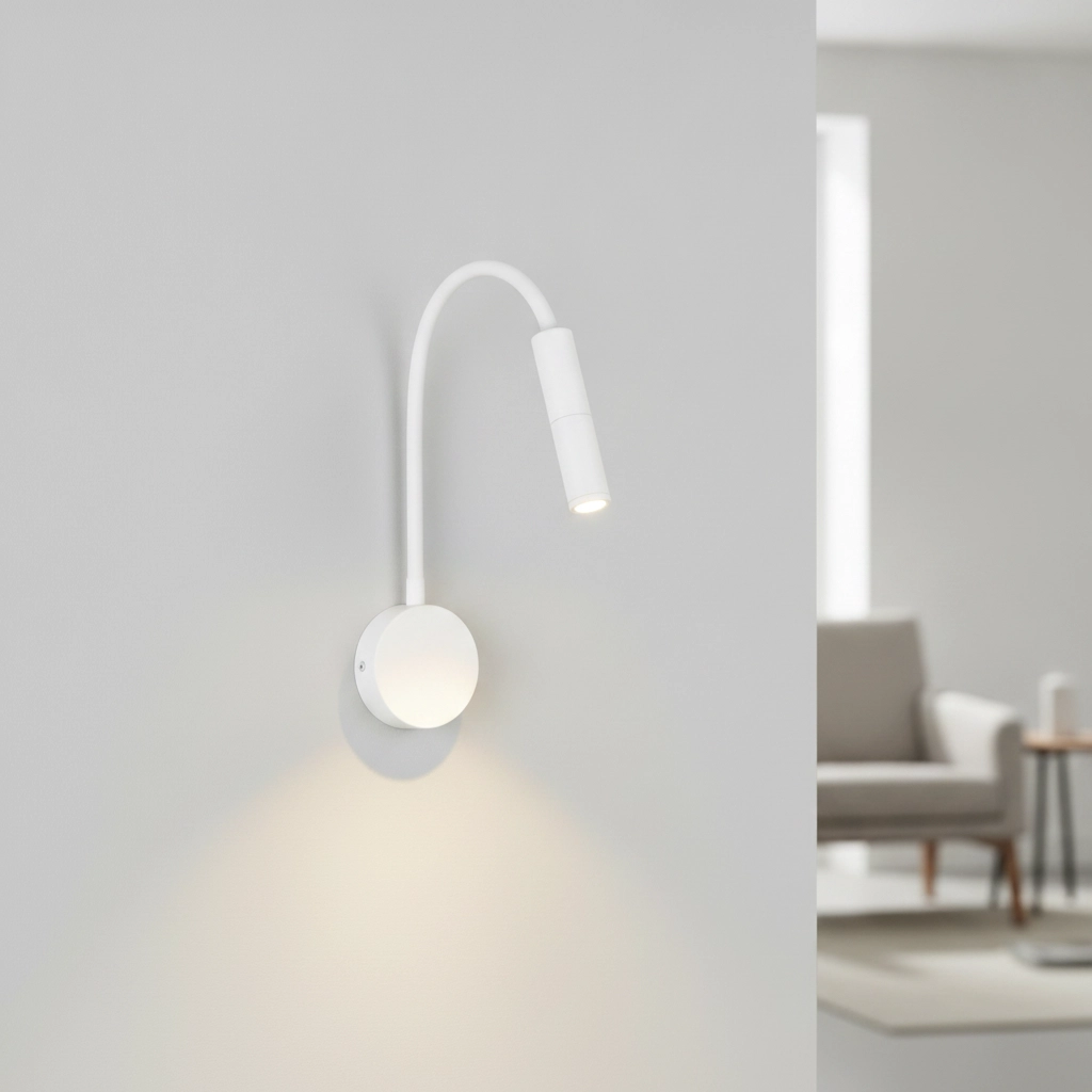 Lampe de chevet Sonica blanc