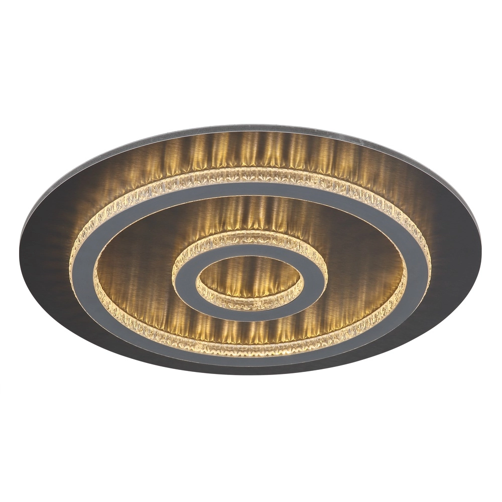 Lampe de plafond Jayden noir Ø 45cm Globo 9007371528837