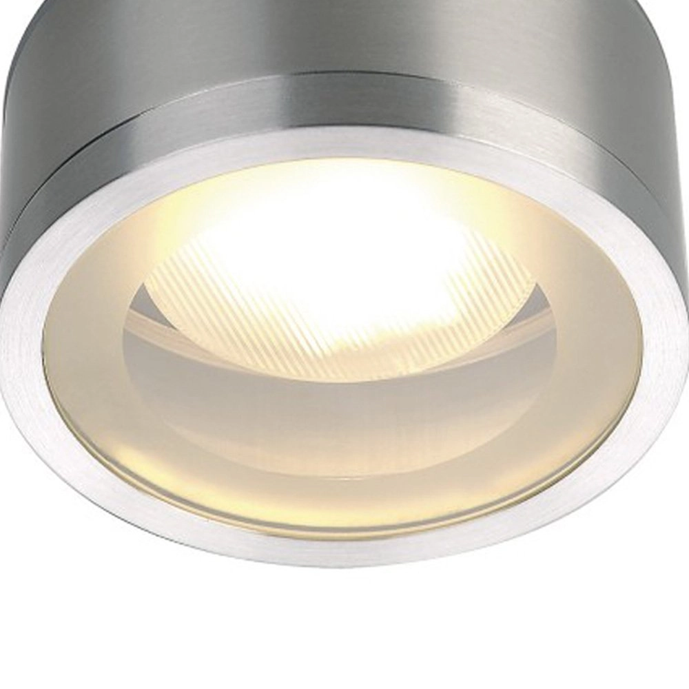 Plafonnier porche Rox 12,5 cm gris métallisé SLV 4024163180849