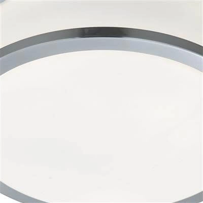Plafonnier de salle de bain Discs Ø 23cm Searchlight 5013874395511