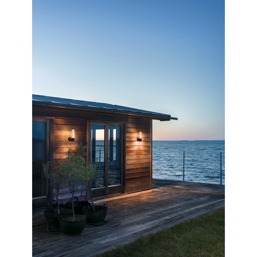 Lampe murale élégante Edison noir avec effet unique 29cm KonstSmide 7318300030423