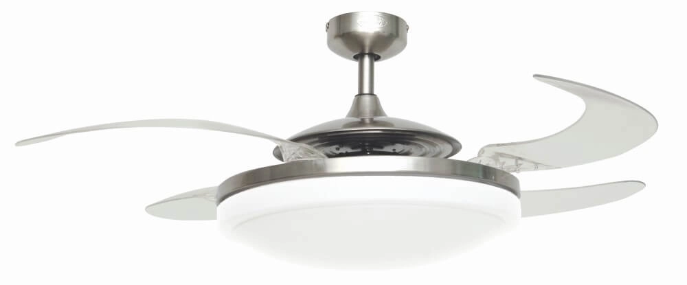 Ventilateur de plafond en acier inoxydable Fanway Evo 2 Ø 122 cm