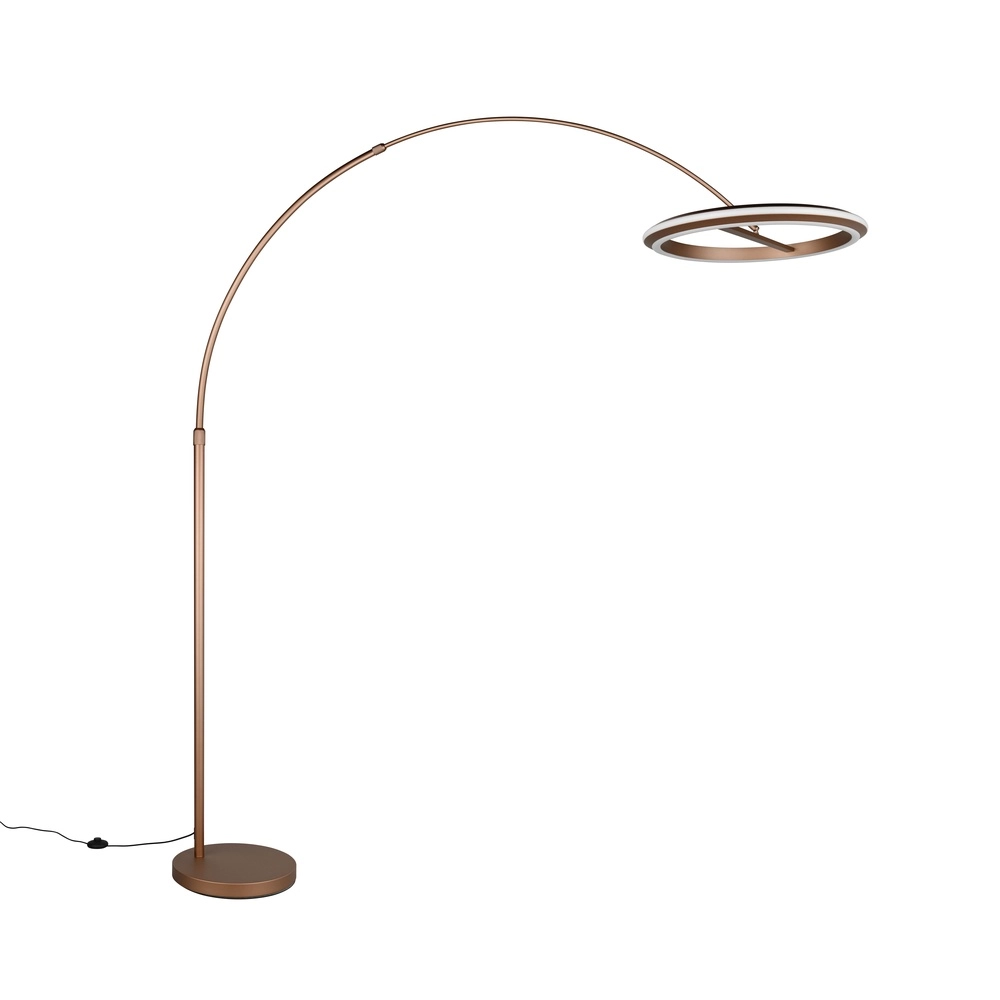 Lampe de pied Amador marron moka Trio 4017807688177