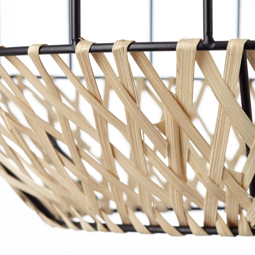 Lampe fil de cage Templo Rotin Brilliant 4004353377143