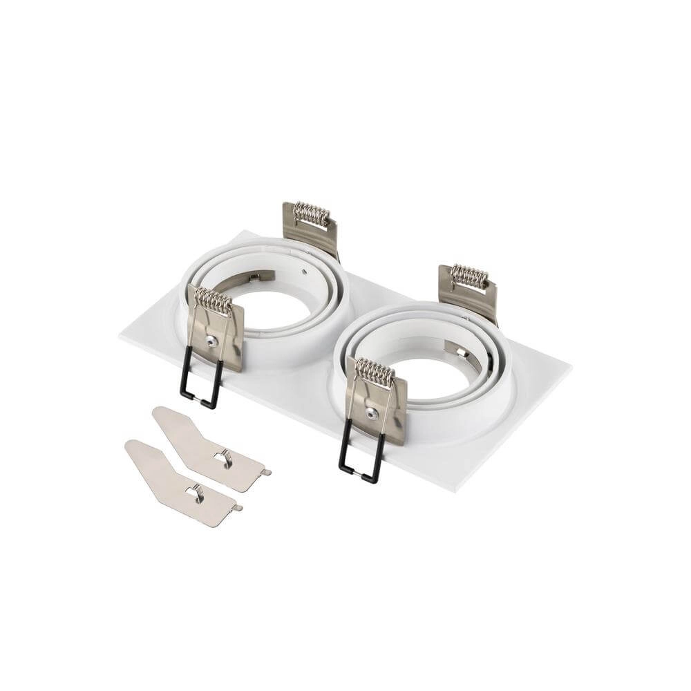 Anneau encastré blanc New Tria 155 rectangulaire SLV 4024163291491