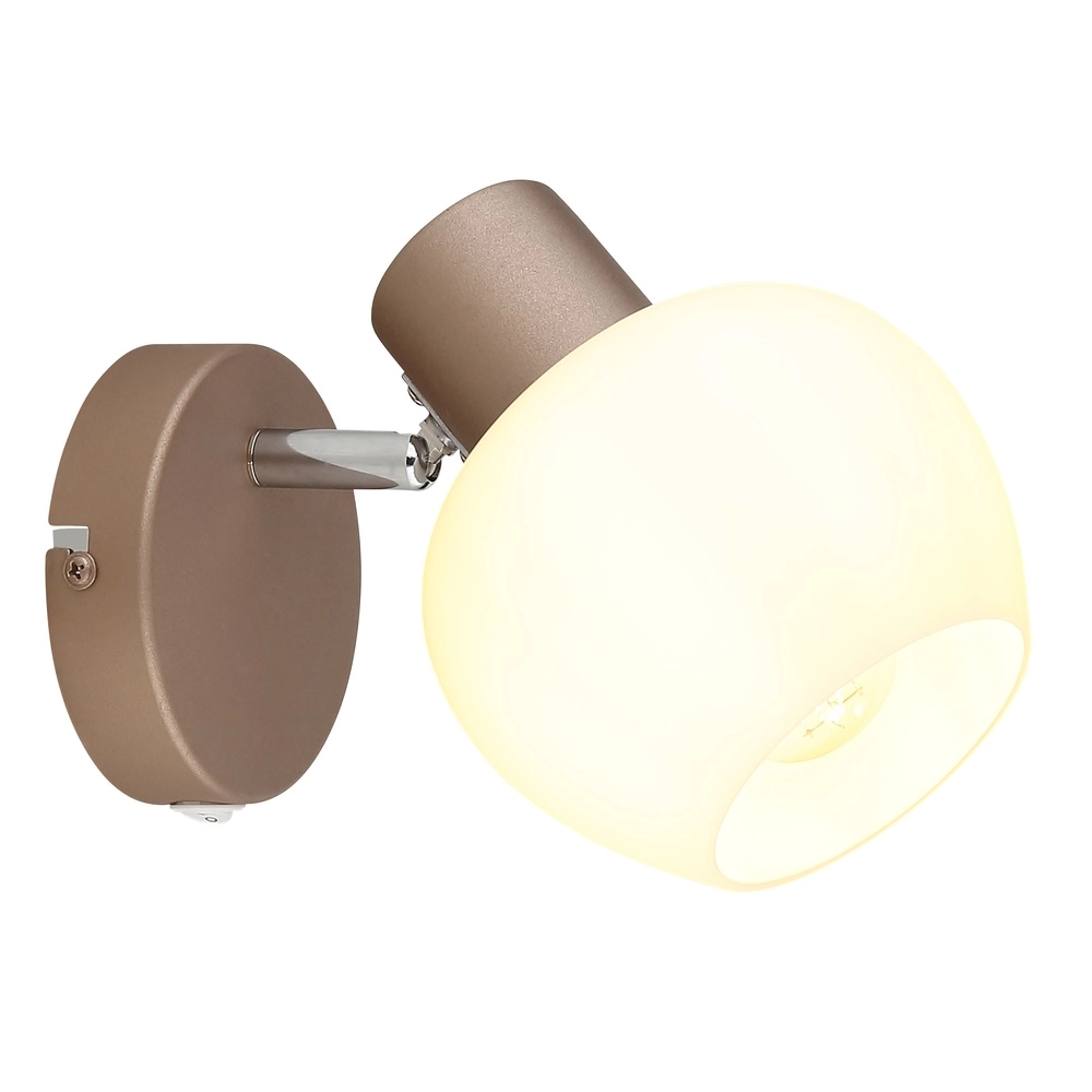 Lampe murale Eileen Café brun