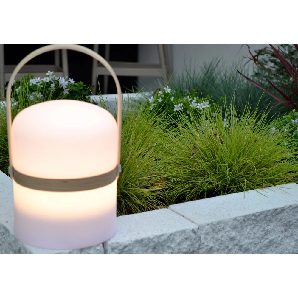 Lampe de table rechargeable Joe IP44 blanc Lucide 5411212061201