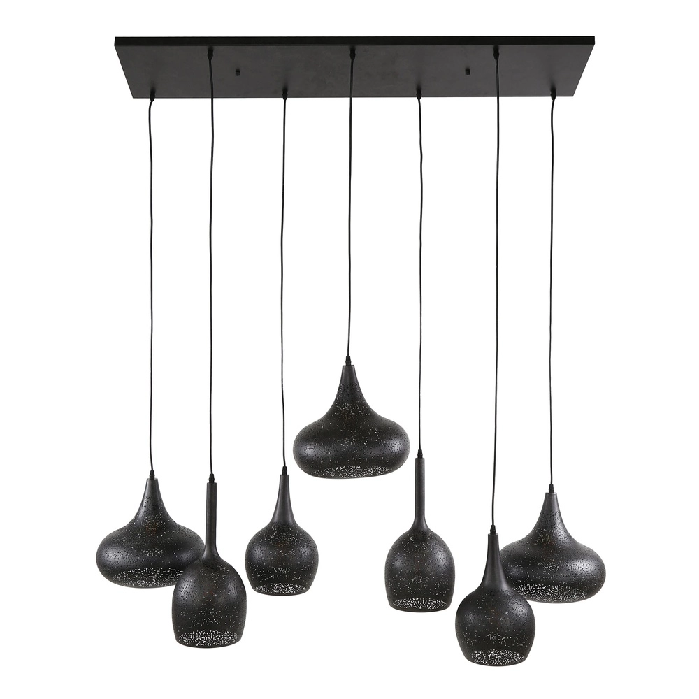 Lampe pendante de table à manger Zip 7x E27 Lyora 8716803512962