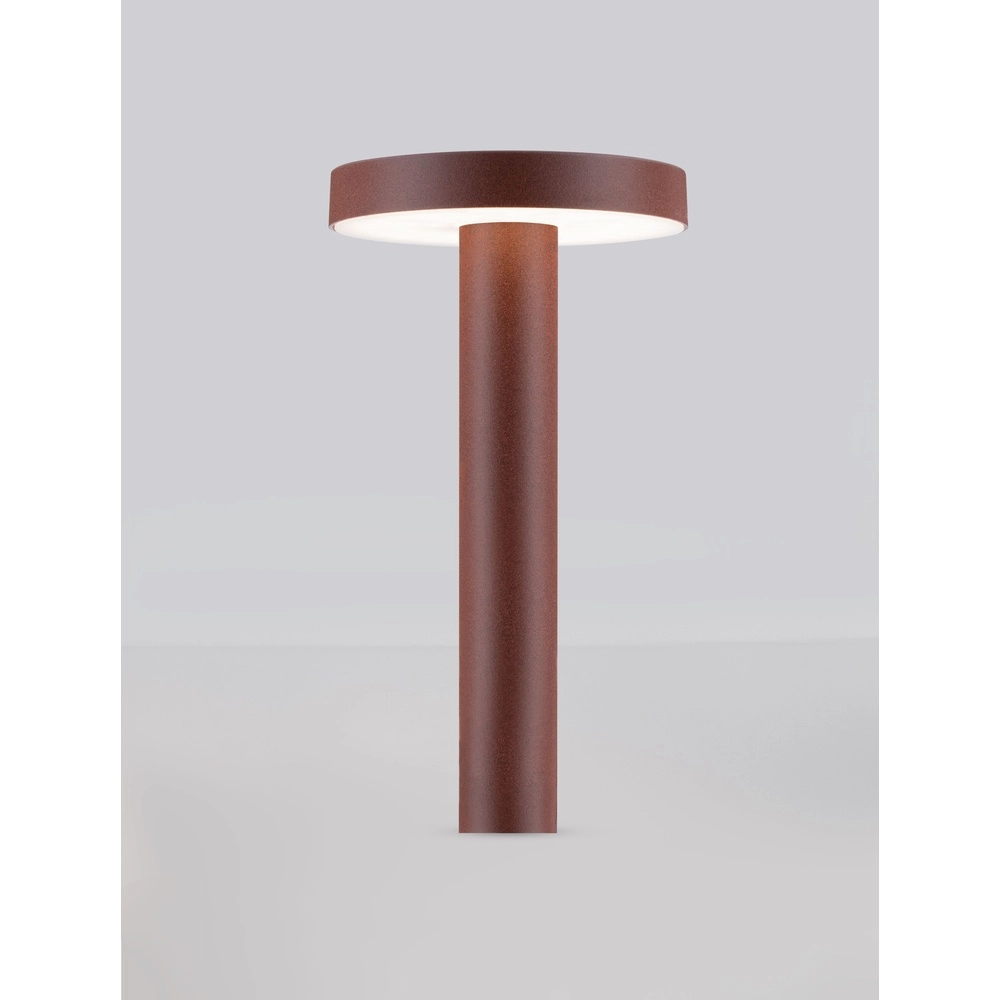 Lampe de jardin Mood 20cm brun rouille