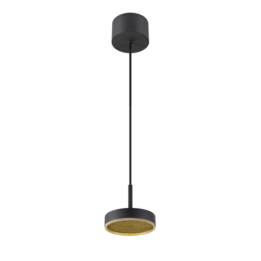 Suspension Grip! Flat noir avec or Ø 14cm