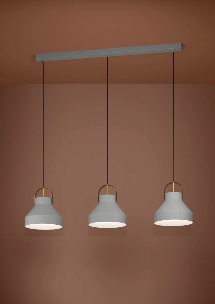 Lampe suspendue grise 3L Estepona 107 cm Stars of Light 9008606243334