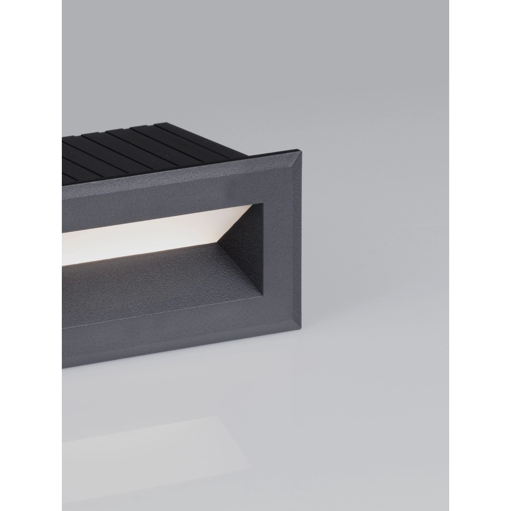 Luminaire encastré design Vivion noir Lyora 5212017453655