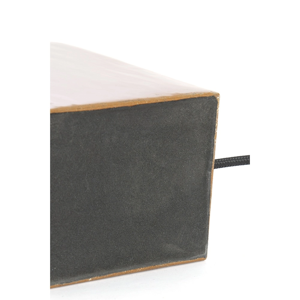 Lampe de bureau marron Cardona avec or - 1x E27 Light & Living 8717807816278