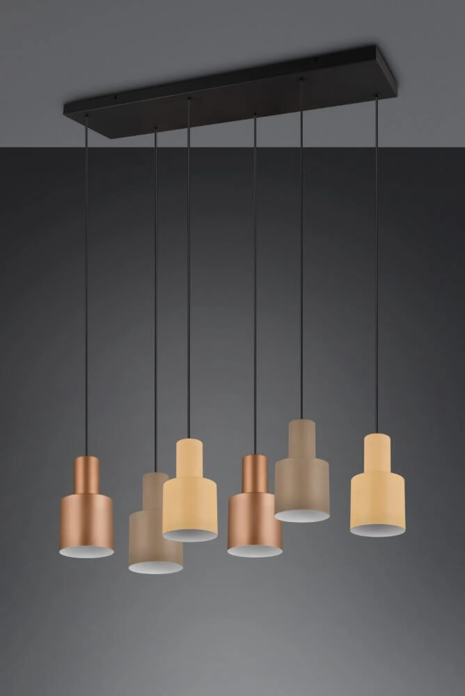 Lampe suspendue design Agudo 6 lumières Trio 4017807574623