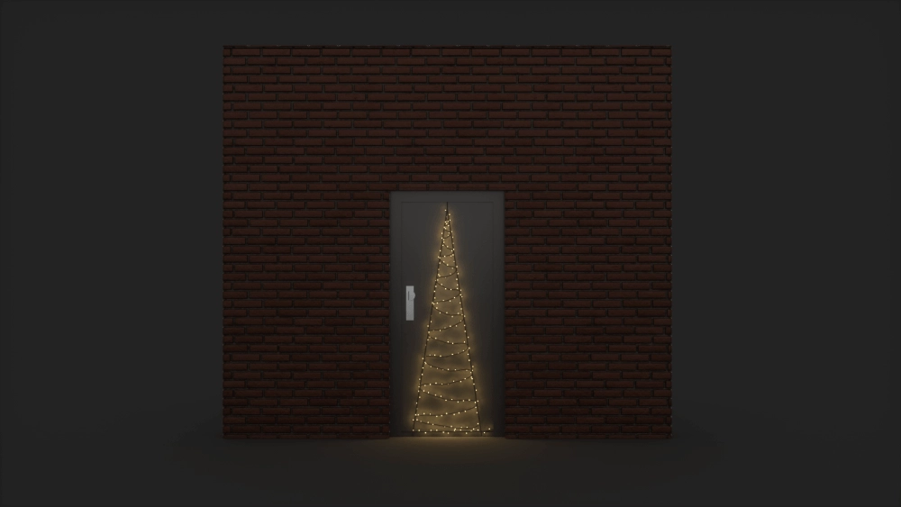 Door - 2,1 meter - 120 Led - Warm White Fairybell 8720512260724