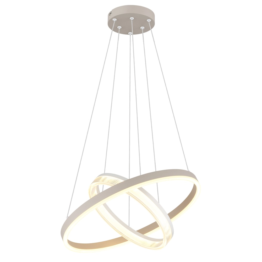 Suspension moderne Zara brun sable Ø 50cm Globo 9007371573073
