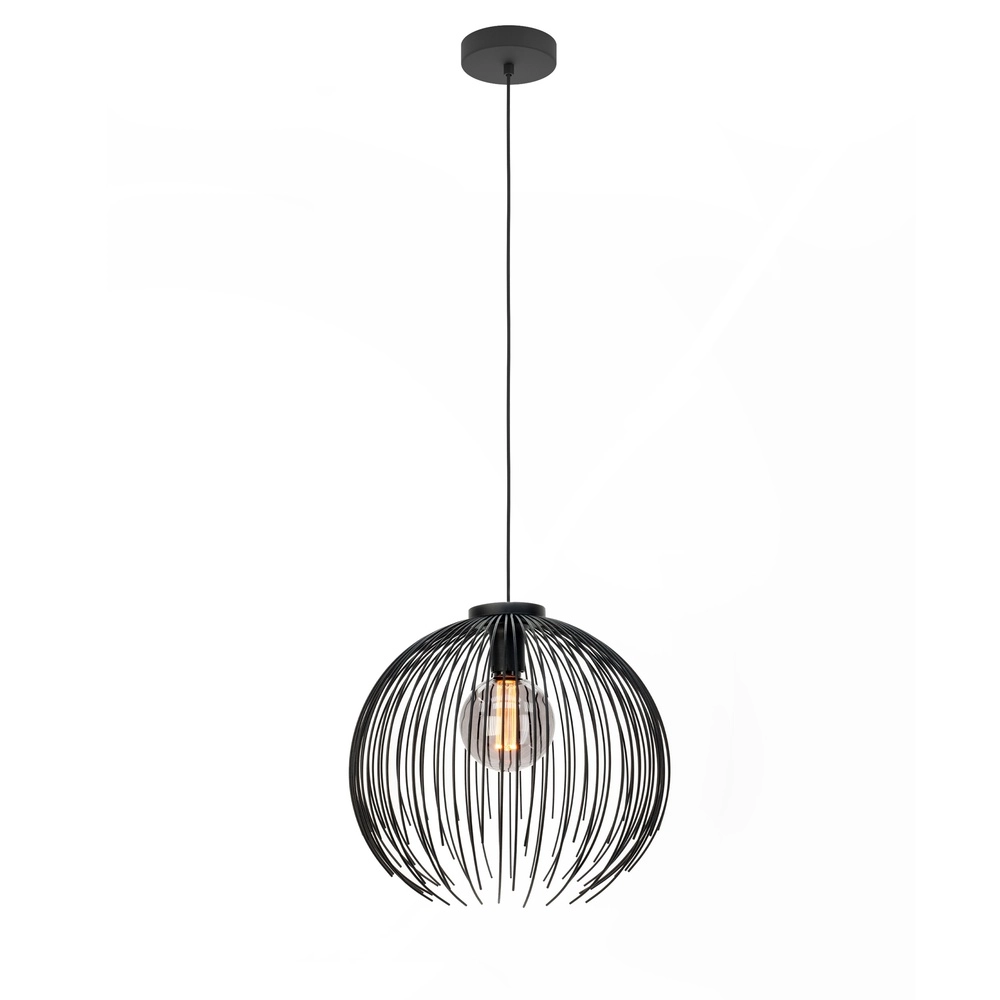 Lampe suspendue à fil noir Venezuela Ø 40cm
