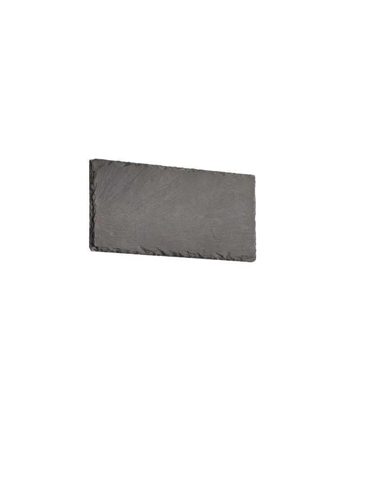Applique en ardoise Raven Square 25cm gris ardoise