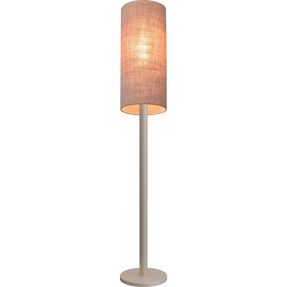 Lampe de pied Lisbourg Terra beige avec teinte gris beige