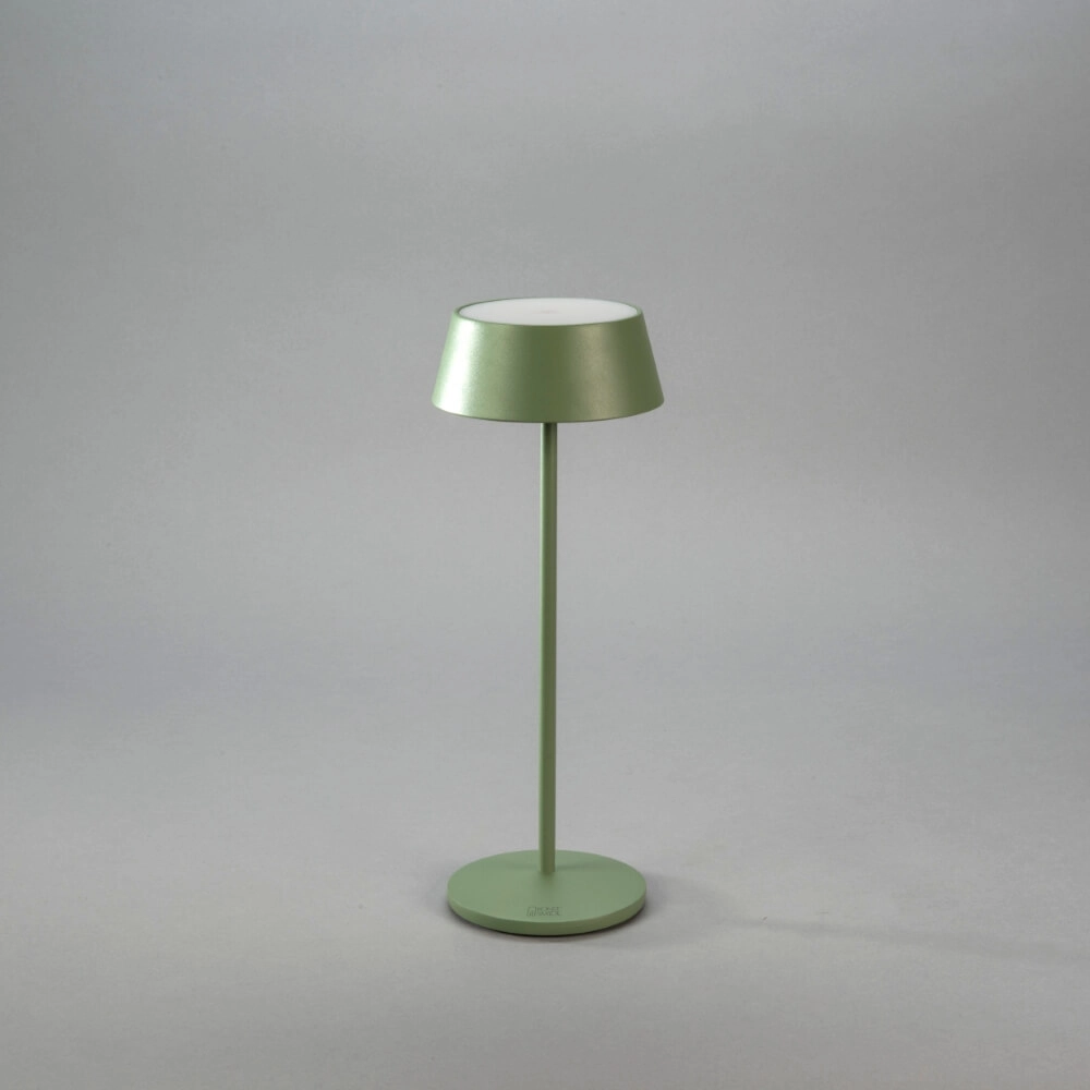 Lampe de table rechargeable Menton vert menthe Lampe de table rechargeable Menton vert menthe