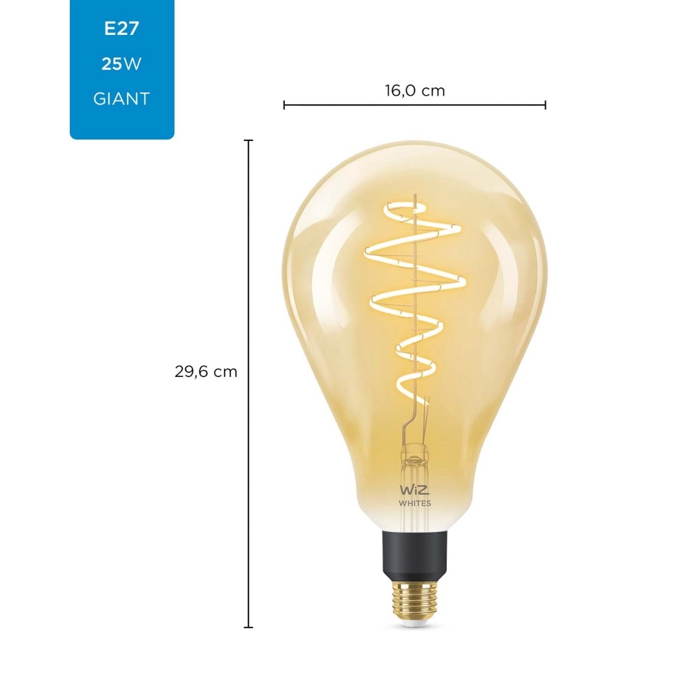 Ampoule de lampe Goldline 6,5W - E27 - Led WiZ 8718699786854