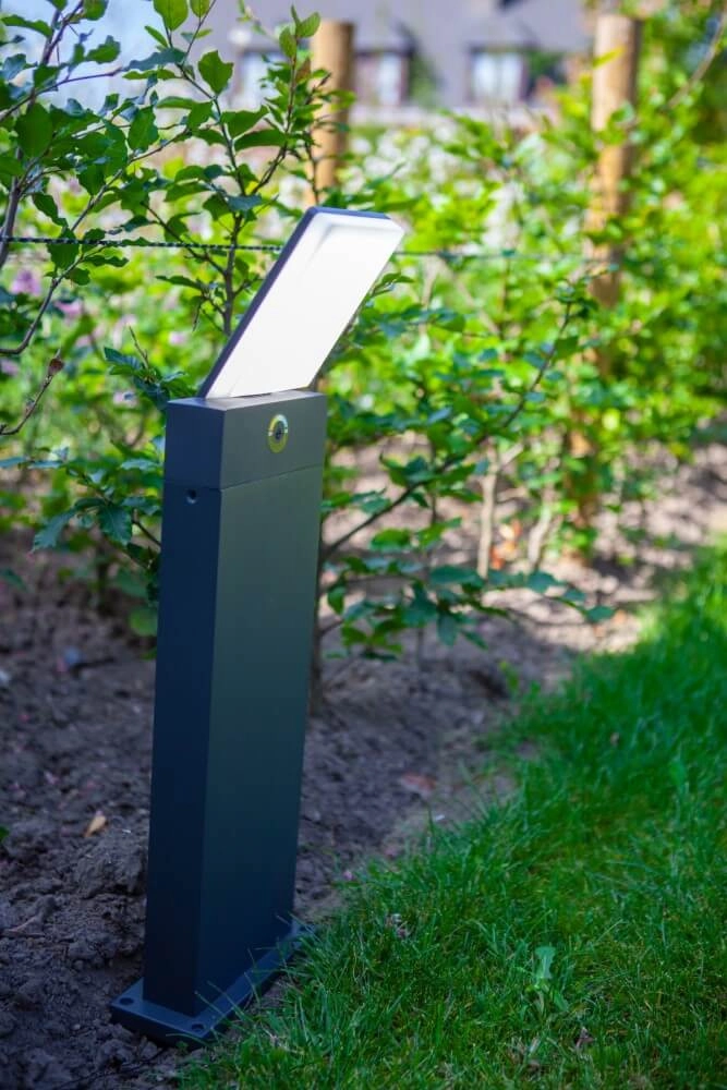 Lampe de jardin moderne Pano anthracite Lutec 6939412079929