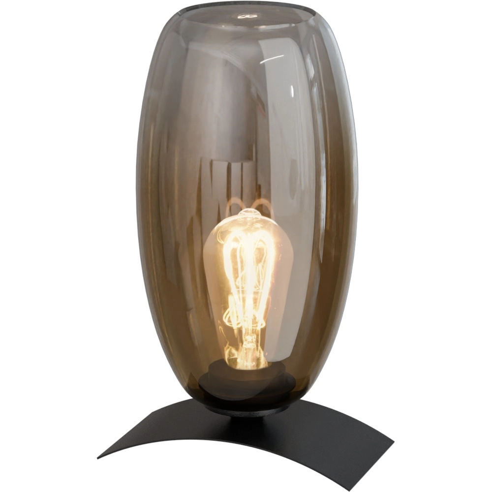 Lampe de table Olive Verre de 15 cm Ø - noir