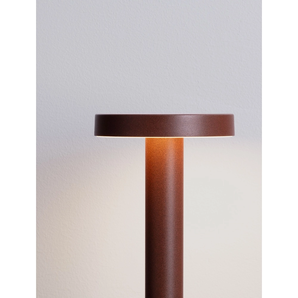 Lampe de jardin Mood 20cm brun rouille Lyora 5212017456335