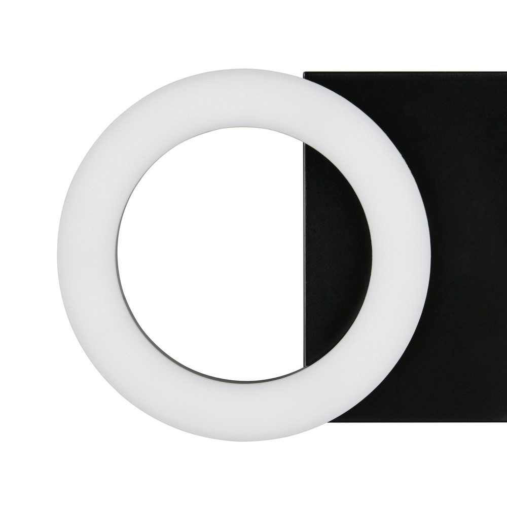 Lampe de plafond à design Cemi Noir rond Trio 4017807704358