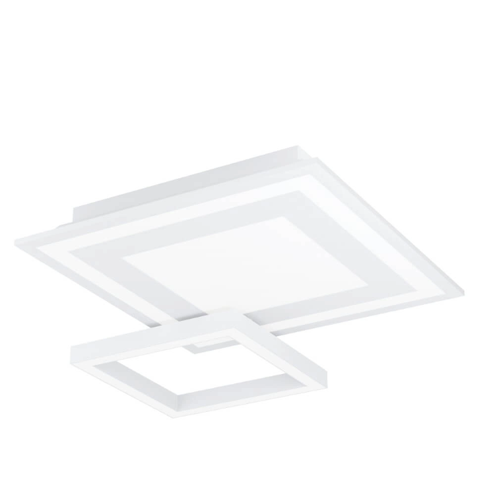 Plafonnier Zigbee Savatarila-Z 45x45cm blanc Eglo 9008606221677