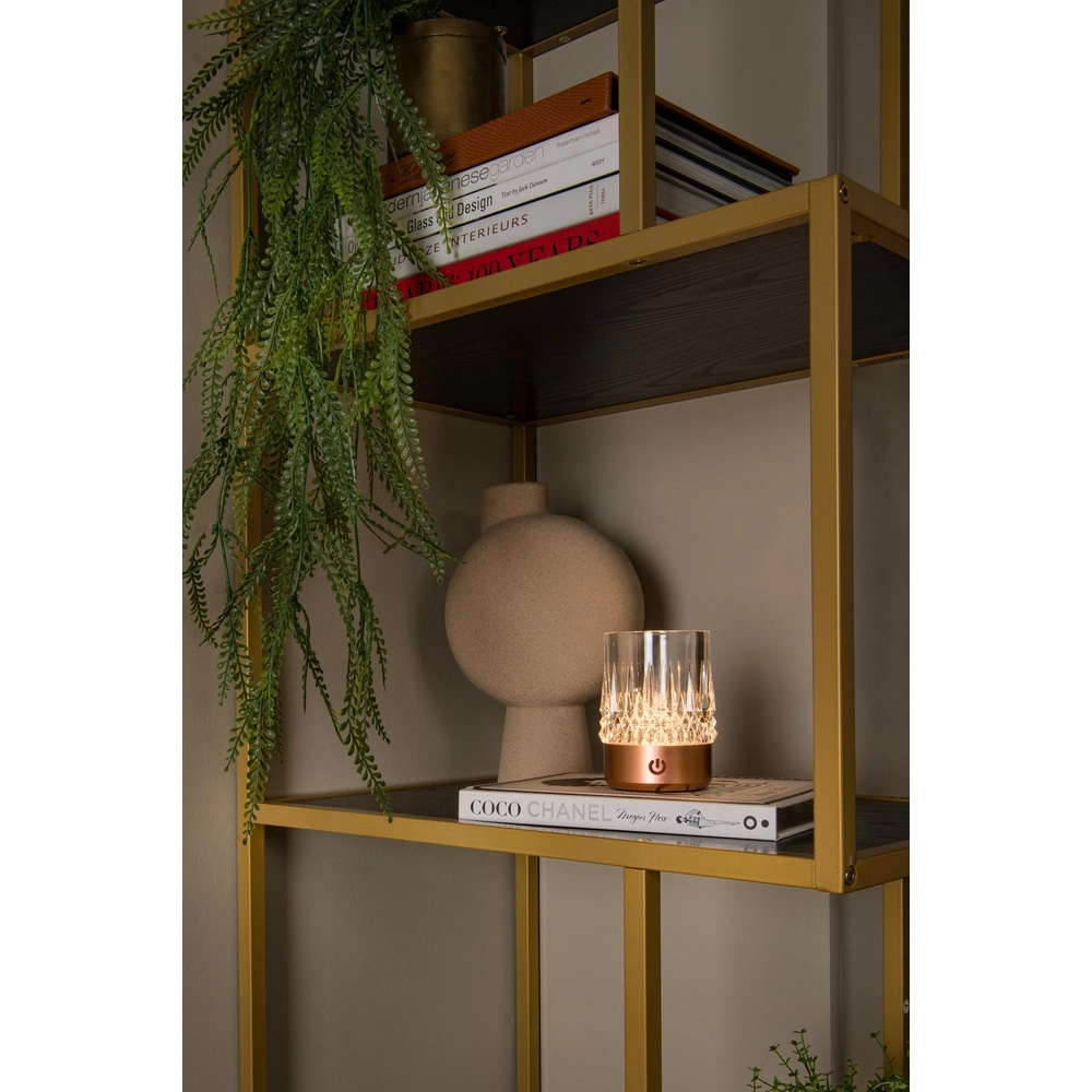 Lampes de table rechargeables Lily Jeu de 3 pièces en cuivre Lucide 5411212461094